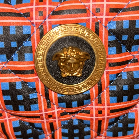 RARE 🔥Versace La Medusa MULTI COLOR Bag. BNWOB. - Picture 4 of 17